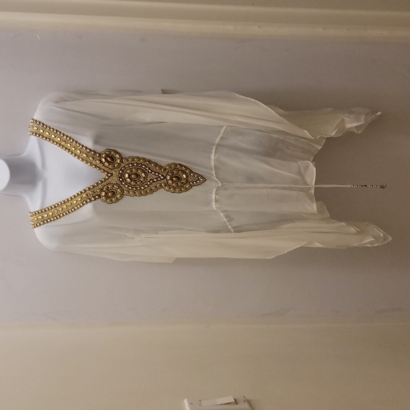 Sauvage Goddess Caftan Silk and Cotton NWT - Size S - Picture 6 of 11